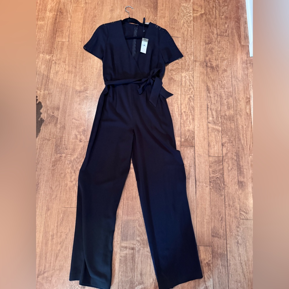 BCBG jumpsuit with detailing on shoulder